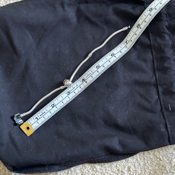 Pandora silver bracelet with heart charm - Picture 9 of 14